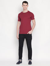 Solid Round Neck T-shirt